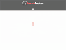 Tablet Screenshot of hondapasteur.com